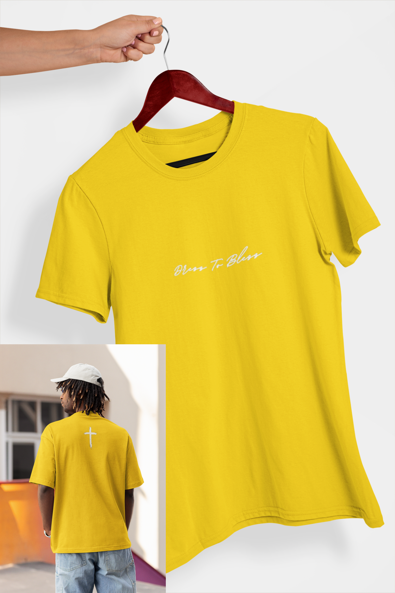 Adult “Dress To Bless” Cursive Logo Unisex T-Shirts
