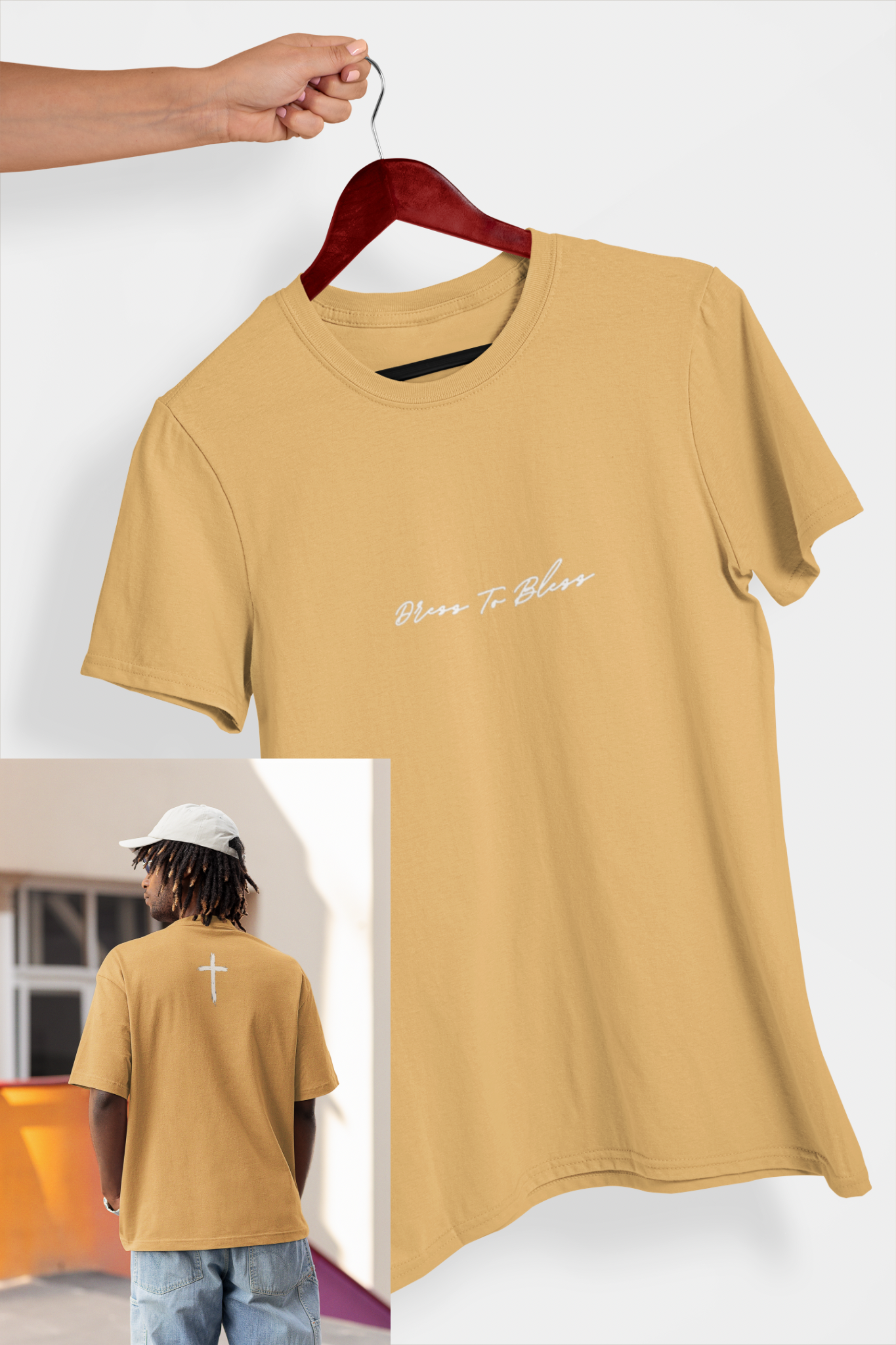 Adult “Dress To Bless” Cursive Logo Unisex T-Shirts