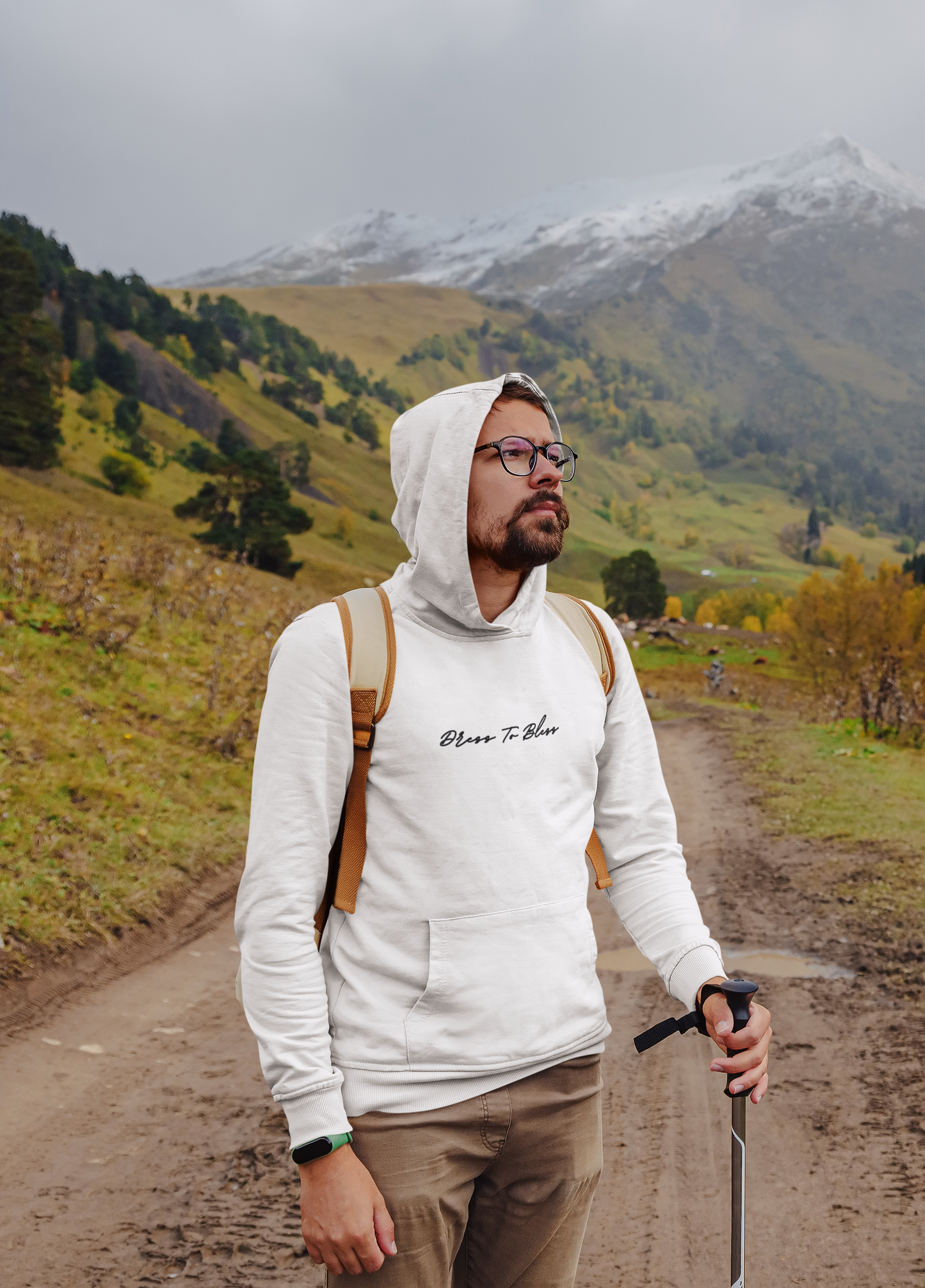 Adult “Dress To Bless” Cursive Logo Unisex Hoodies