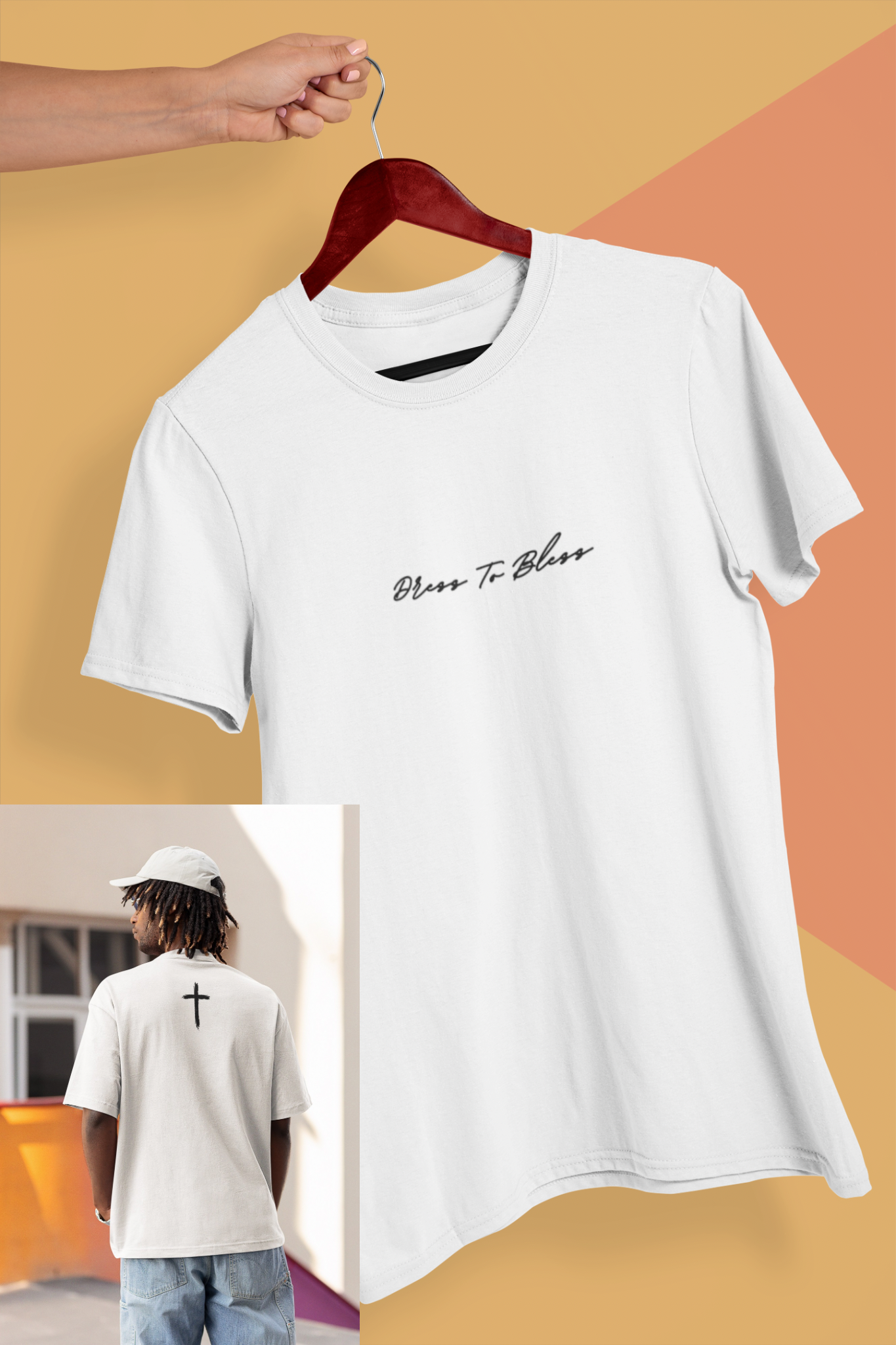 Adult “Dress To Bless” Cursive Logo Unisex T-Shirts