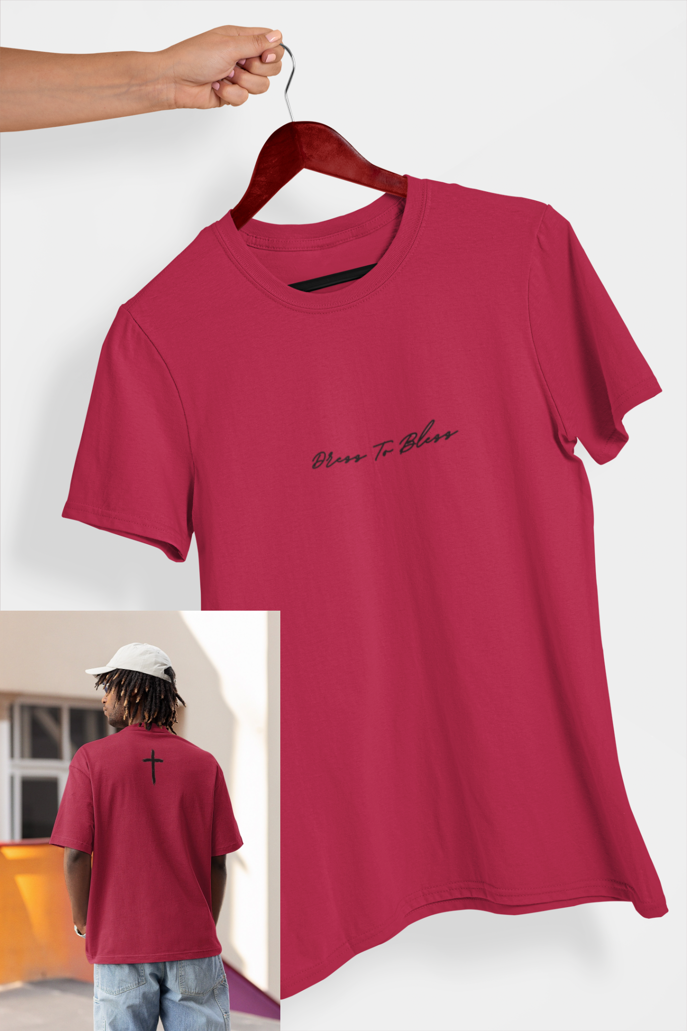 Adult “Dress To Bless” Cursive Logo Unisex T-Shirts