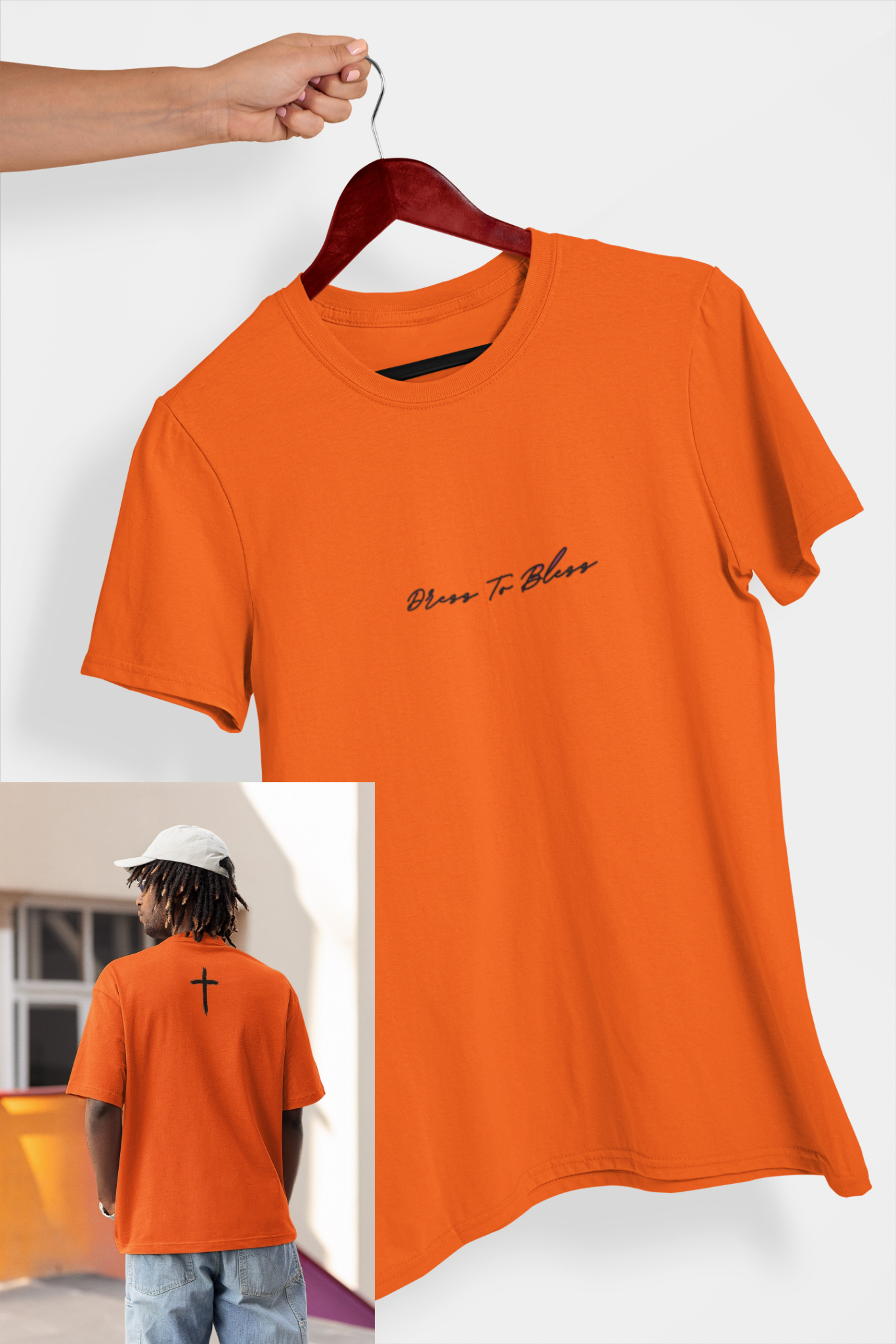 Adult “Dress To Bless” Cursive Logo Unisex T-Shirts