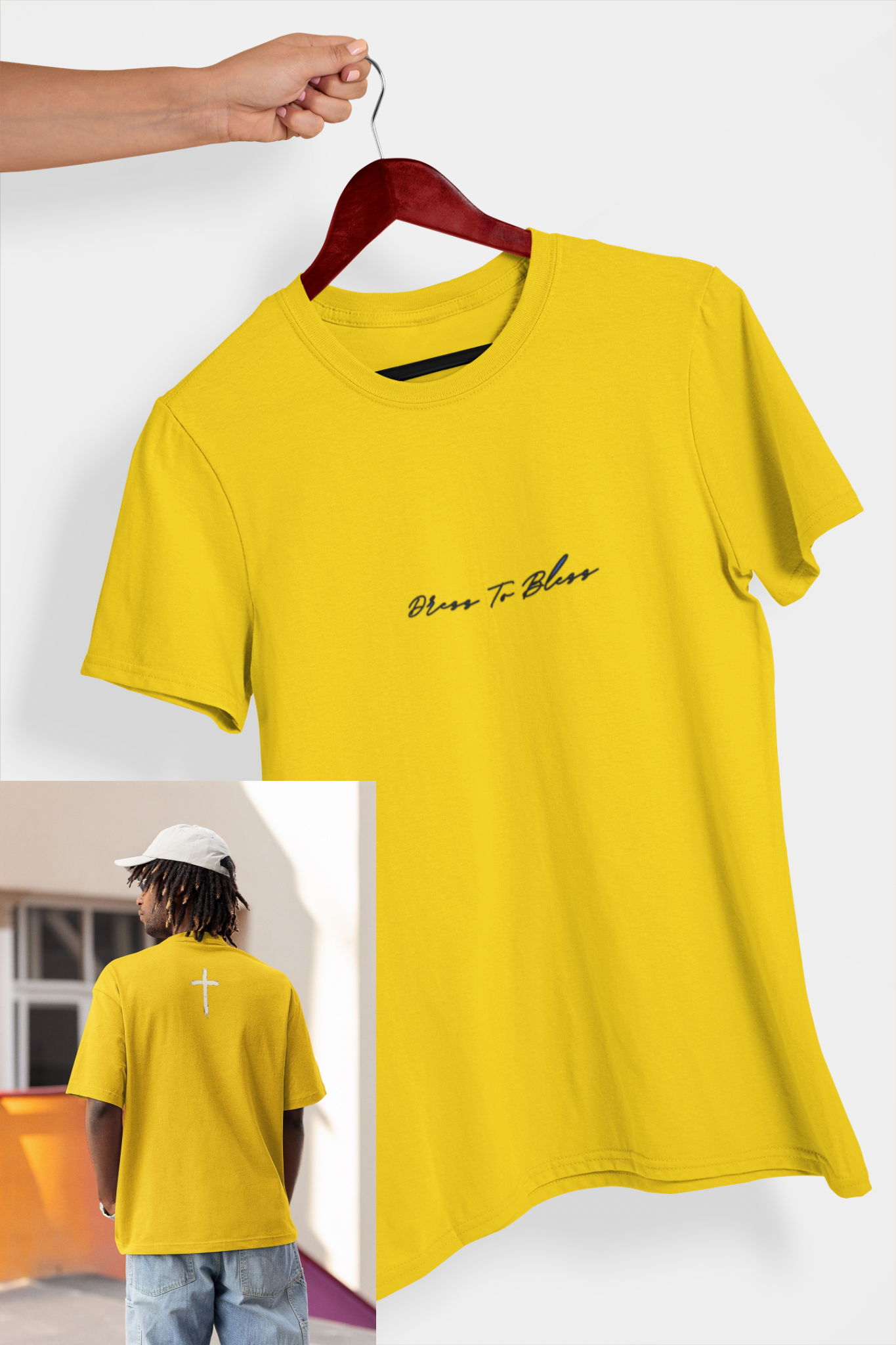 Adult “Dress To Bless” Cursive Logo Unisex T-Shirts