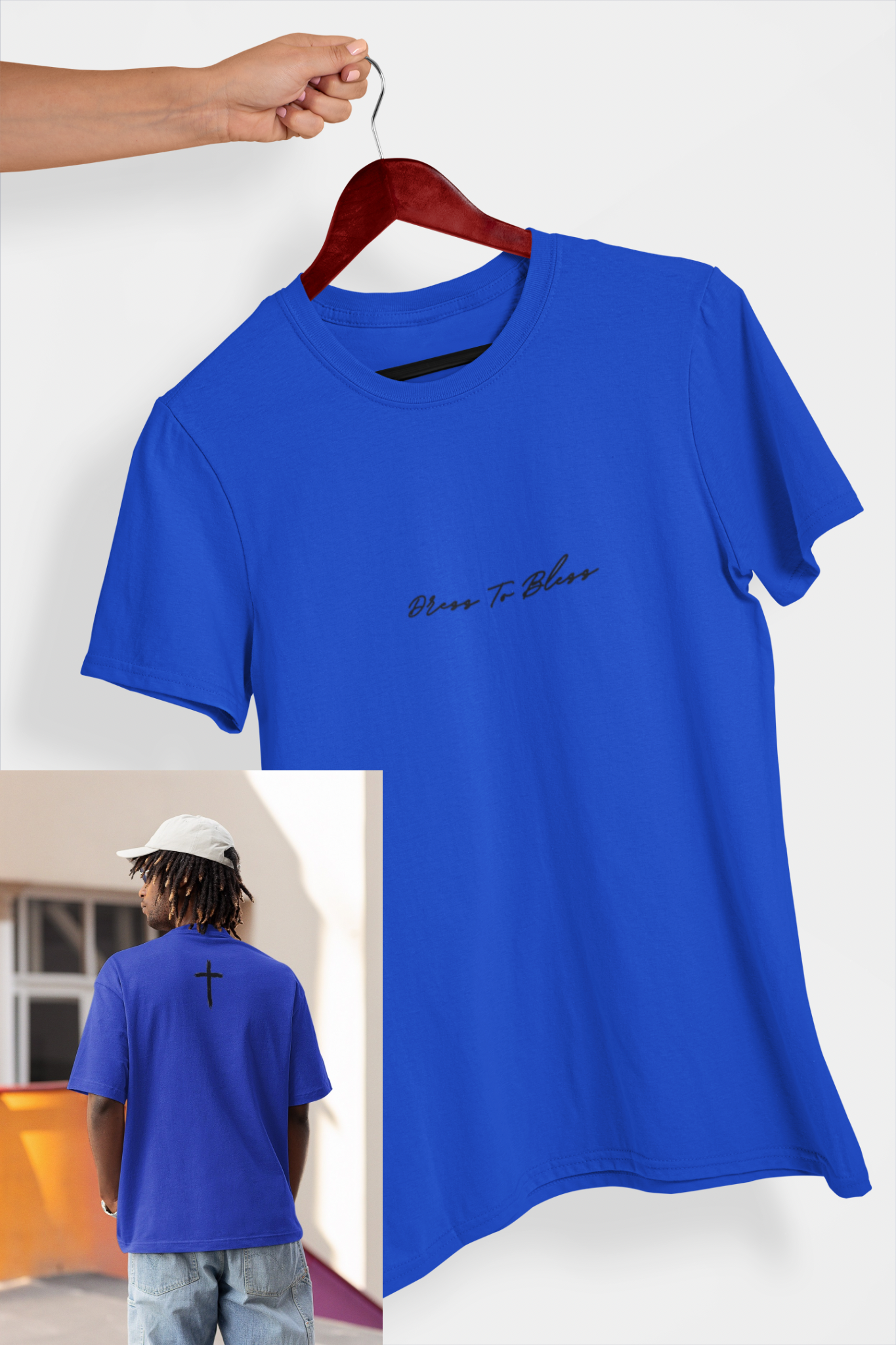 Adult “Dress To Bless” Cursive Logo Unisex T-Shirts