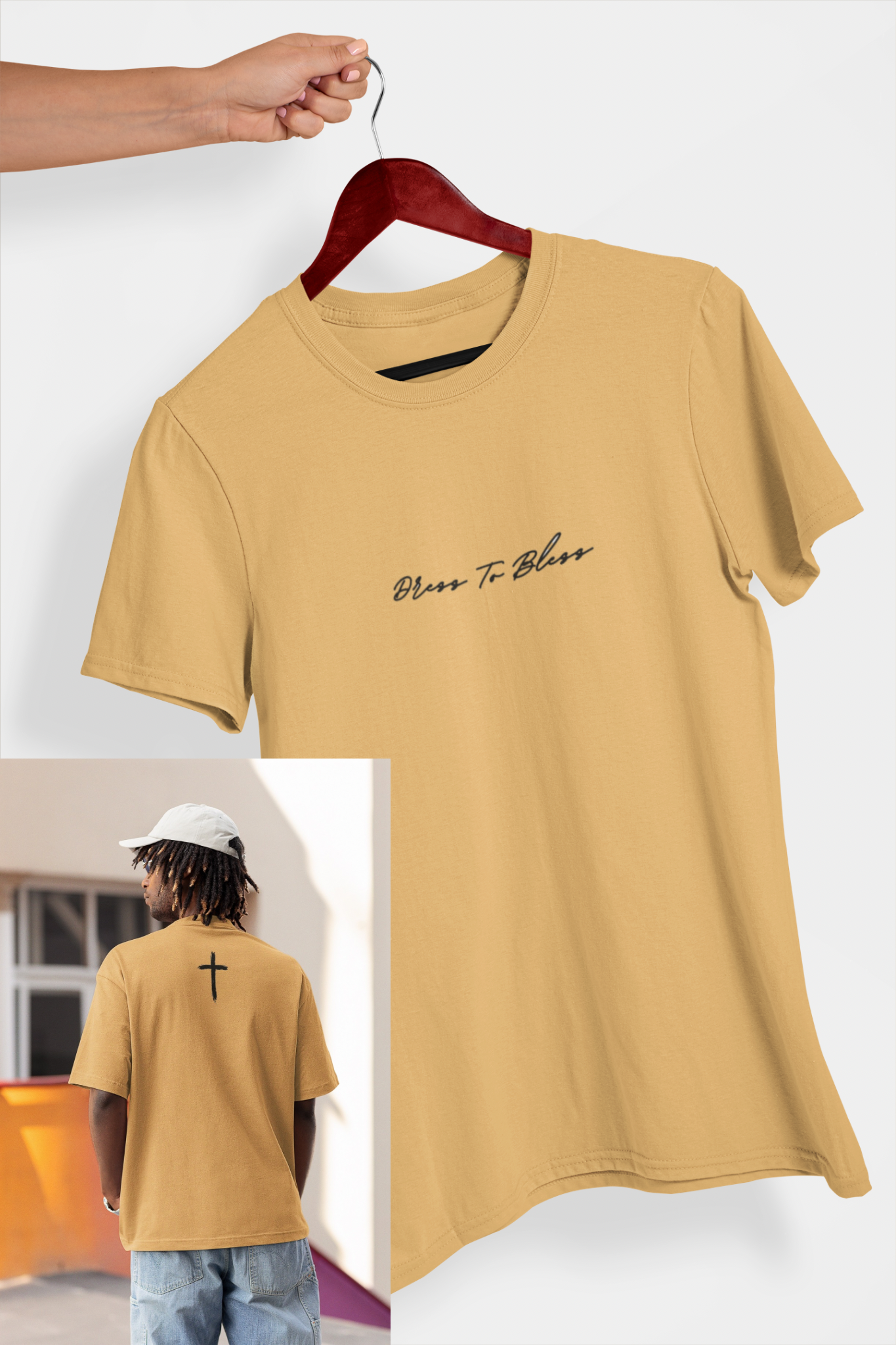 Adult “Dress To Bless” Cursive Logo Unisex T-Shirts