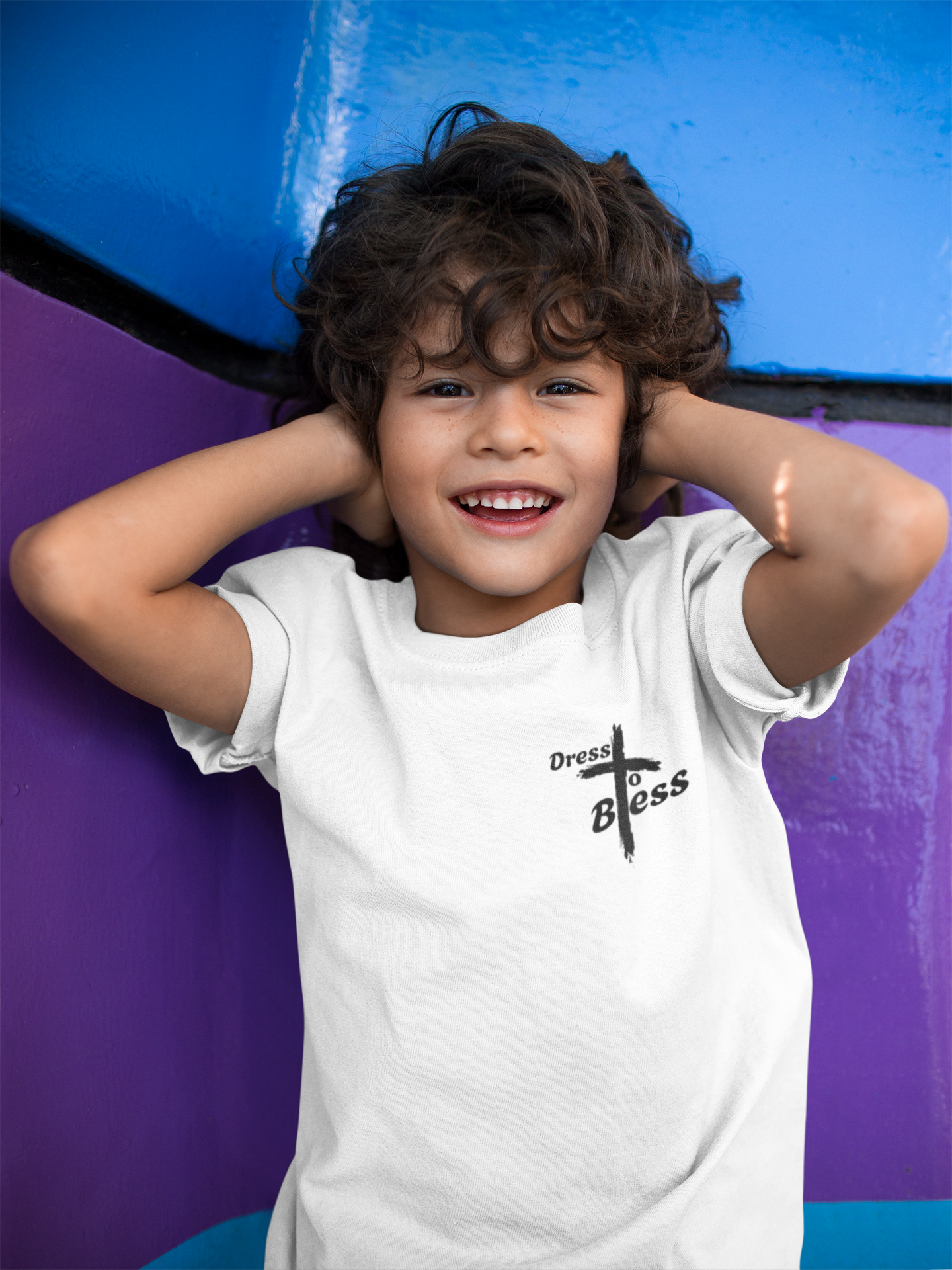 Youth Dress To Bless Cross Logo Unisex T-shirt
