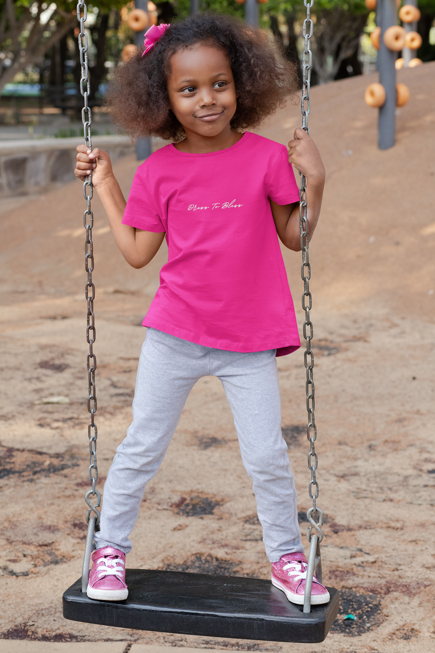 Youth Dress To Bless Cursive Logo Unisex T-Shirt