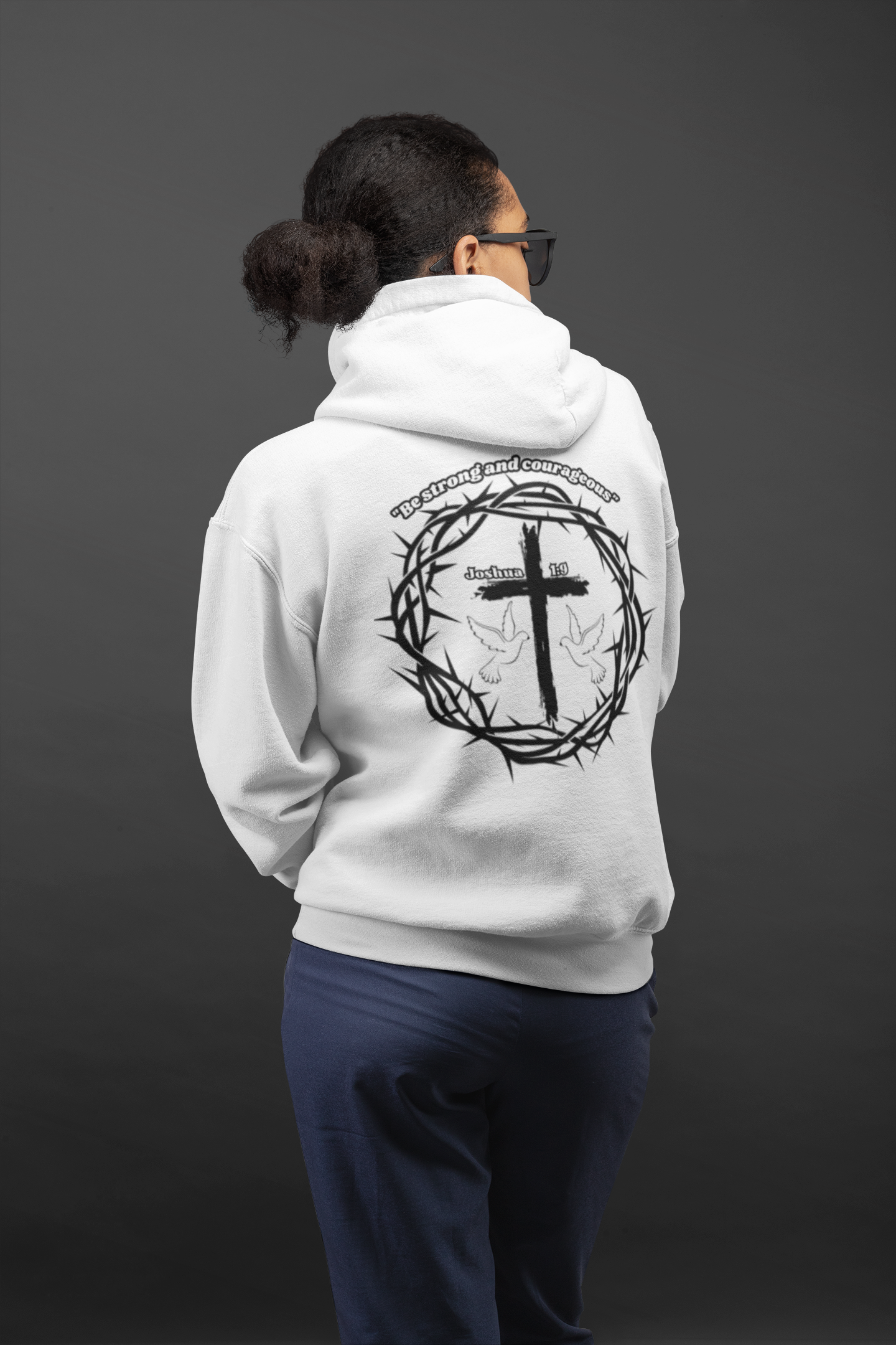 Custom Adult “Dress To Bless” Cursive Logo Unisex Hoodies